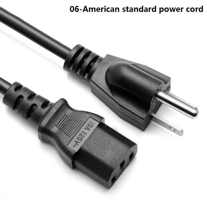 VGA/USB/HDMI/DVI/European Standard/American Standard/UK Standard Power Cord