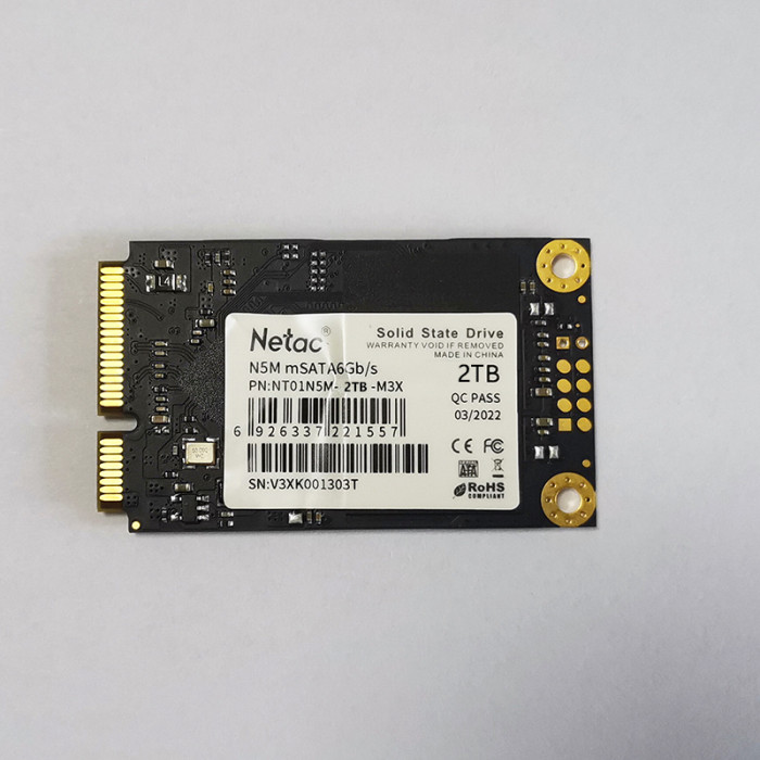 32GB/64GB/128GB/256GB/512GB/1TB/2TB capacity SSD MSATA for industrial all-in-one/laptop etc.