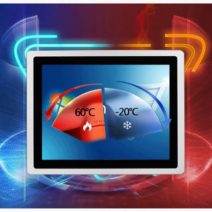 10.1 Inch buckle embedded industrial all-in-one computer, Capacitive touch, Waterproof front panel, Resolution 1366x768