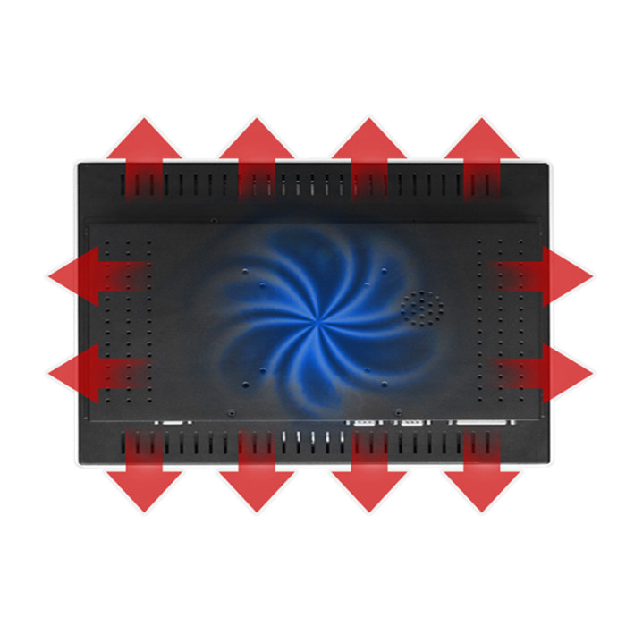 10.1 Inch buckle embedded industrial all-in-one computer, Capacitive touch, Waterproof front panel, Resolution 1366x768