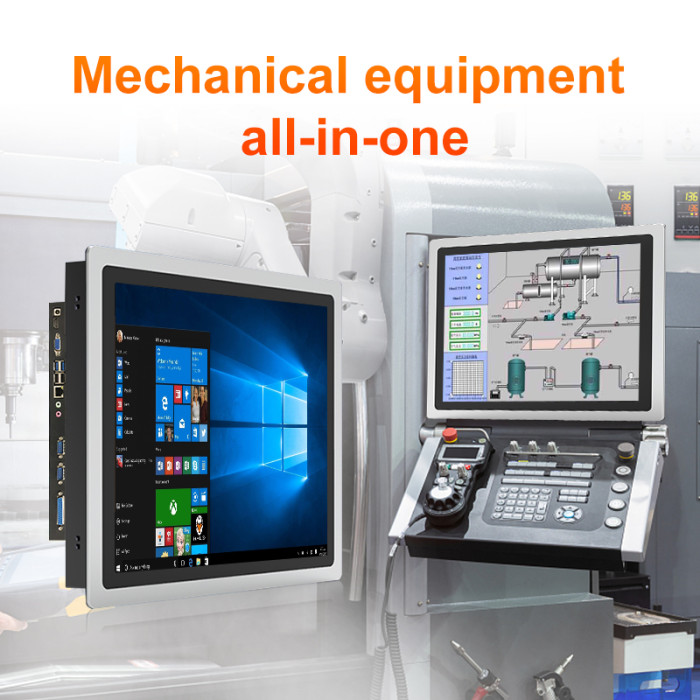 8.4 Inch embedded industrial all-in-one computer Capacitive touch screen Waterproof front panel Resolution 800x600