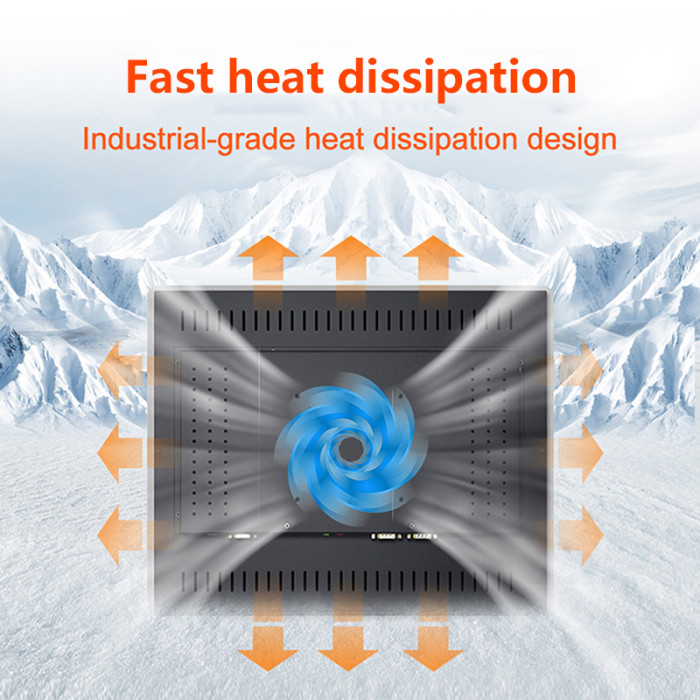 8.4 Inch embedded industrial all-in-one computer Capacitive touch screen Waterproof front panel Resolution 800x600