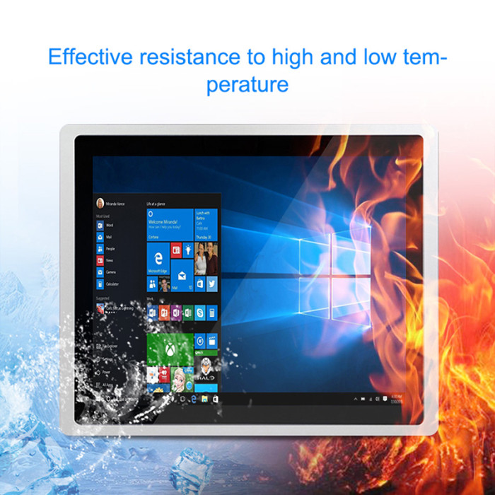 8.4 Inch embedded industrial all-in-one computer Capacitive touch screen Waterproof front panel Resolution 800x600