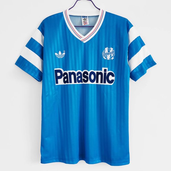 Retro 1990 Marseille Away  soccer Jersey  Thai  Qaulity