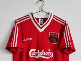 Retro 95/96  Liverpool  Home   soccer Jersey  Thai  Qaulity