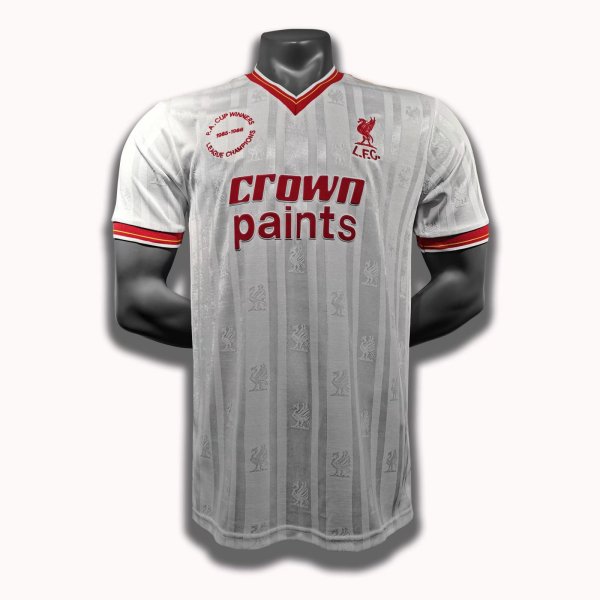 Retro 85/86  Liverpool  Away  soccer Jersey  Thai  Qaulity