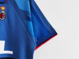 Retro 95/96  AC  Milan  Blue  soccer Jersey  Thai  Qaulity