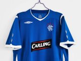 Retro 08/09  rangers  Home  soccer Jersey  Thai  Qaulity