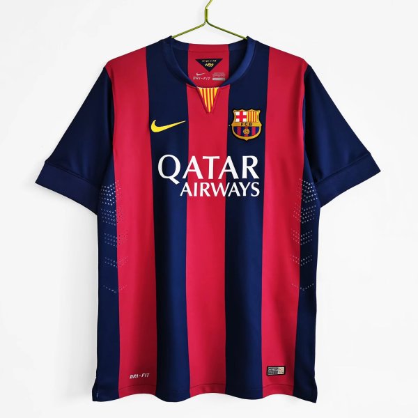 Retro 14/15  Barcelona  Home   soccer Jersey  Thai  Qaulity