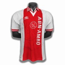Retro 95/96  Ajax  Home   soccer Jersey  Thai  Qaulity