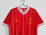 Retro 81/84  Liverpool  Home  champion  Version soccer Jersey