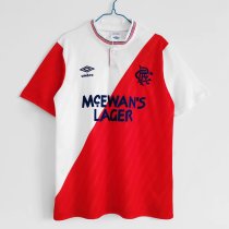 Retro 87/88  rangers  Away  soccer Jersey  Thai  Qaulity