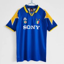 Retro 95/96 juventus  Away  soccer Jersey Thai  Qaulity