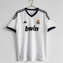 Retro 12/13  real madrid  Home White Soccer Jersey