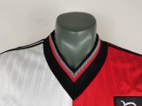 Retro 95/96  rangers  Away  Red  and  White  soccer Jersey  Thai  Qaulity