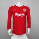 Retro 1998  Liverpool  Home   long sleeve soccer Jersey  Thai  Qaulity