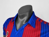 Retro 89/92  Barcelona  Home  soccer Jersey  Thai  Qaulity