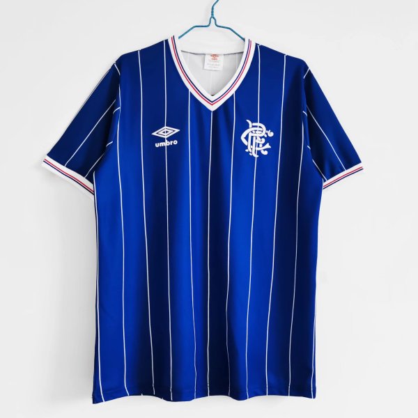 Retro 82/83  rangers  Home  soccer Jersey  Thai  Qaulity