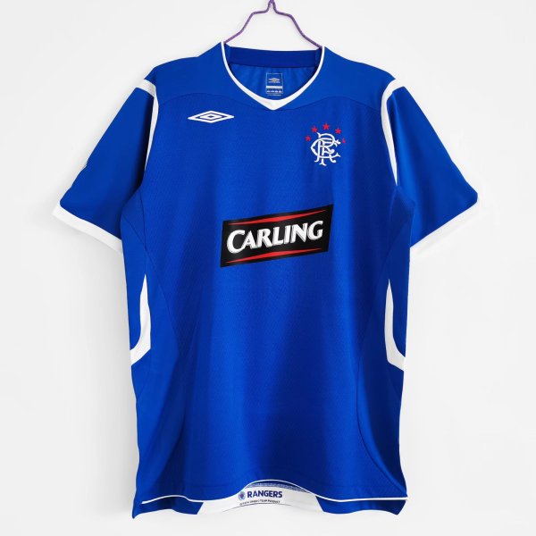 Retro 08/09  rangers  Home  soccer Jersey  Thai  Qaulity