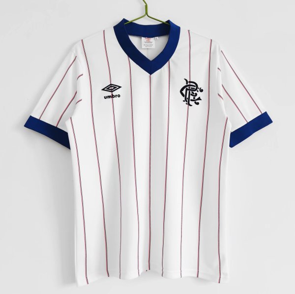 Retro 82/83  rangers  Away   soccer Jersey  Thai  Qaulity