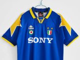 Retro 95/96 juventus  Away  soccer Jersey Thai  Qaulity