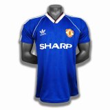 Retro 1988 Man United  Blue  soccer Jersey  Thai  Qaulity