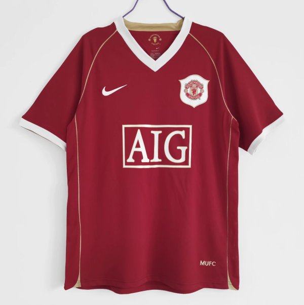 Retro 06/07 Man United  Home  soccer Jersey  Thai  Qaulity
