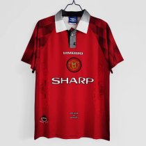 Retro 96/97 Man United  Home  soccer Jersey  Thai  Qaulity