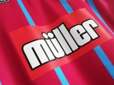 1993/95  Aston Villa  Home Retro Red soccer Jersey  Thai  Qaulity