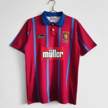 1993/95  Aston Villa  Home Retro Red soccer Jersey  Thai  Qaulity