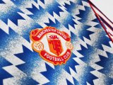 Retro 90/92 Man United  Away   soccer Jersey  Thai  Qaulity
