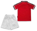 Retro 98/99  Man  United  Home Red  Kids Jersey