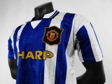 Retro 94/96   Man United  Away  Blue   Soccer Jersey  Thai  Qaulity