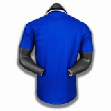 Retro 96/97  Man United  Blue   soccer Jersey
