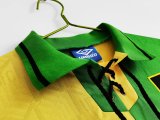 Retro 92/94 Man United Yellow and Green soccer Jersey  Thai  Qaulity