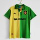 Retro 92/94 Man United Yellow and Green soccer Jersey  Thai  Qaulity