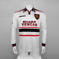 Retro 1998   Man United  Home long sleeve  Soccer Jersey  Thai  Qaulity
