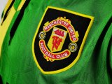 Retro 1992  Man United  Green and  Yellow   soccer Jersey  Thai  Qaulity