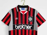 Retro 94/96  Man City  Away   soccer Jersey  Thai  Qaulity