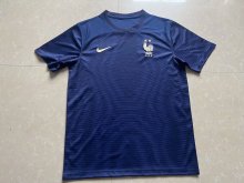 2022 World Cup France  Home dark blue Fans Version  Soccer Jersey