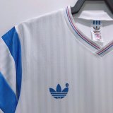 Retro 1990 Marseille Home  soccer Jersey