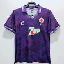 Retro 92/93 ACF Fiorentina  Home  Soccer Jersey