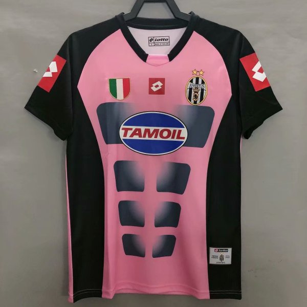 Retro 2003  juventus Away Black powder soccer Jersey  Thai  Qaulity