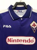 Retro 1998 ACF Fiorentina Home Soccer Jersey