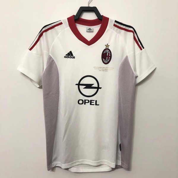 Retro 2002  AC  Milan  Away  soccer Jersey  Thai  Qaulity