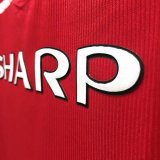 Retro 1998 Man United  Home   Red  soccer Jersey  Thai  Qaulity
