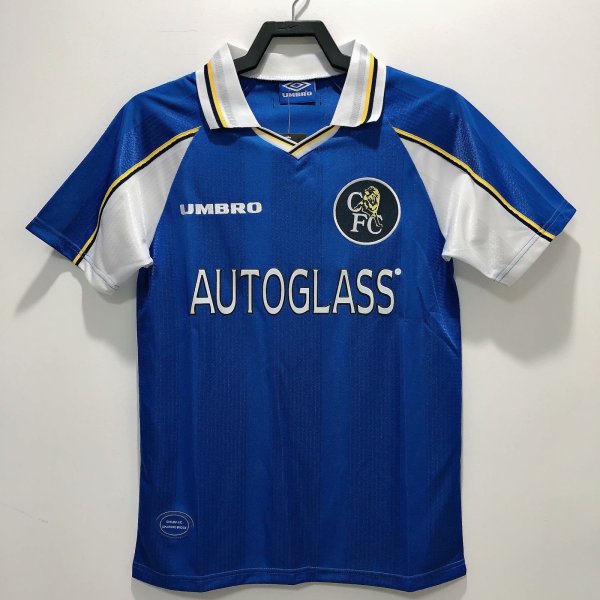 Retro 97/99  chelsea  Home     soccer Jersey  Thai  Qaulity