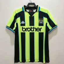 Retro 98/99  Man City  Away   soccer Jersey  Thai  Qaulity