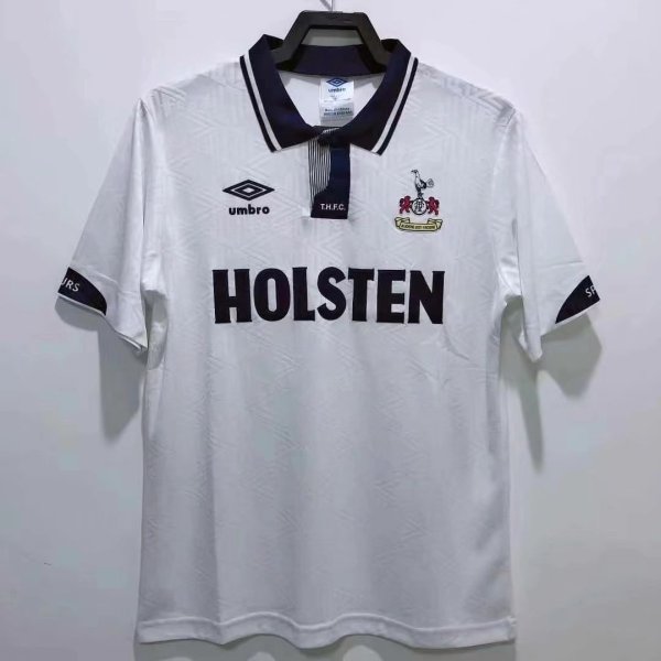 Retro 92/94  Tottenham  Home    soccer Jersey  Thai  Qaulity