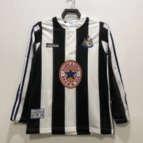 Retro 95/97  Newcastle Home Long  soccer Jersey  Thai Quality